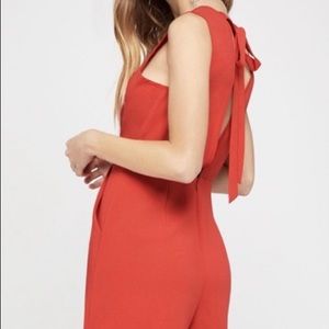 BCBGenerations Pants & Jumpsuit Romper Red